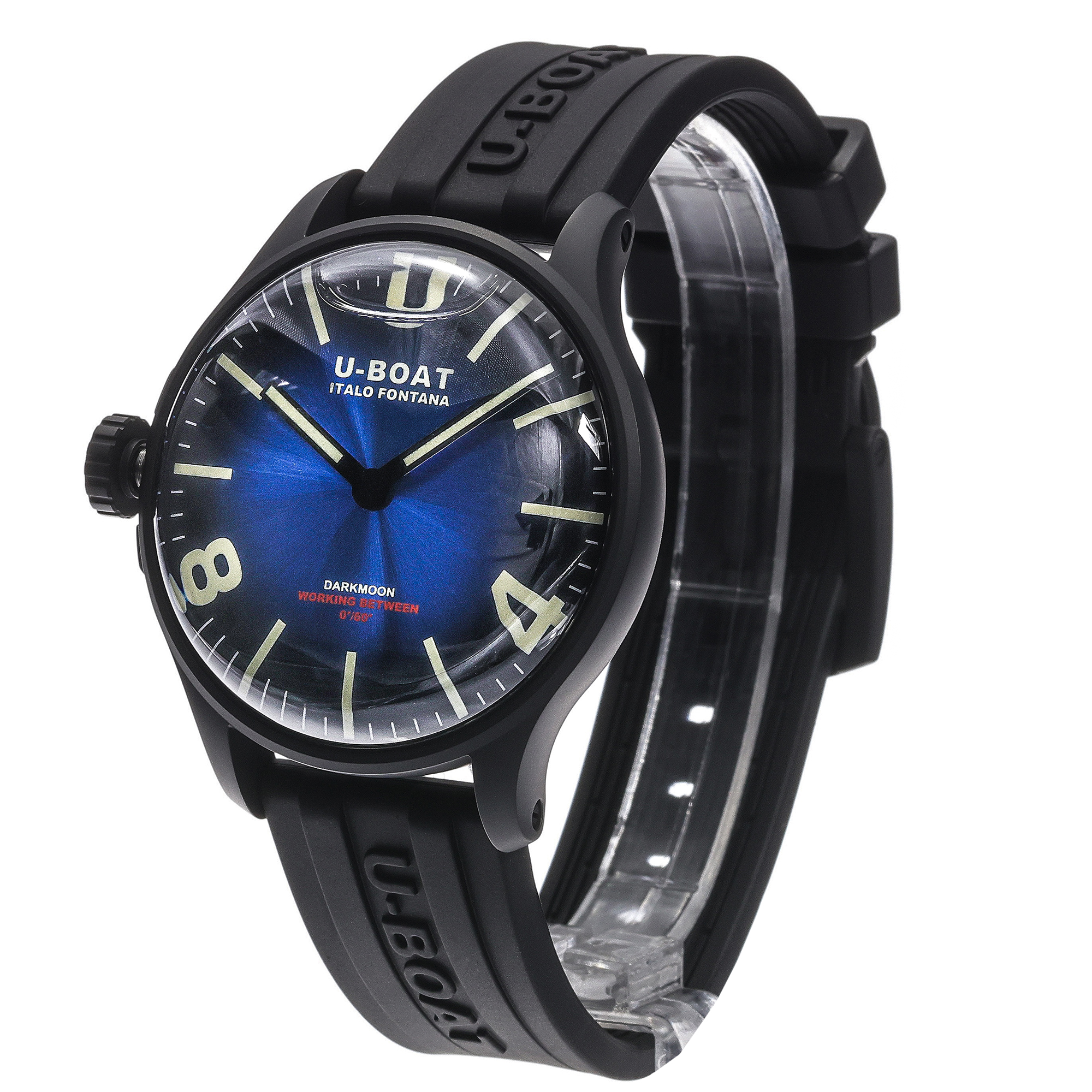 zegarek U-BOAT 8700 kwarcowy męski Darkmoon DARKMOON 44MM BLUE IPB SOLEIL
