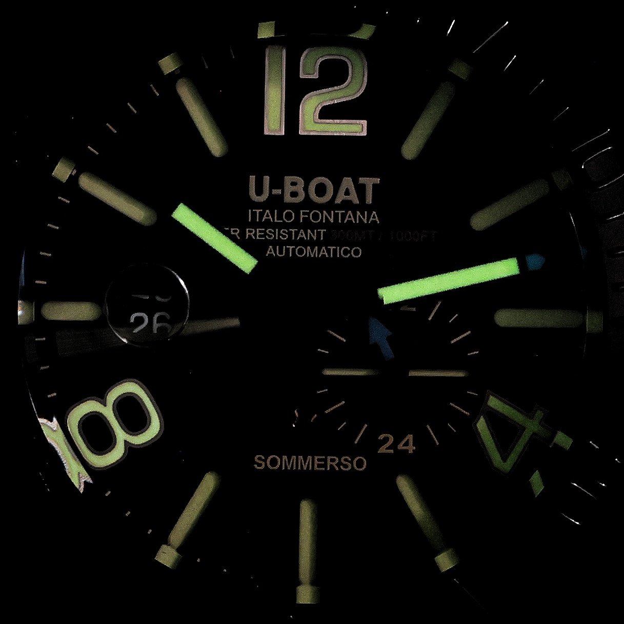zegarek U-BOAT 9015 czarny Sommerso - miniatura 8