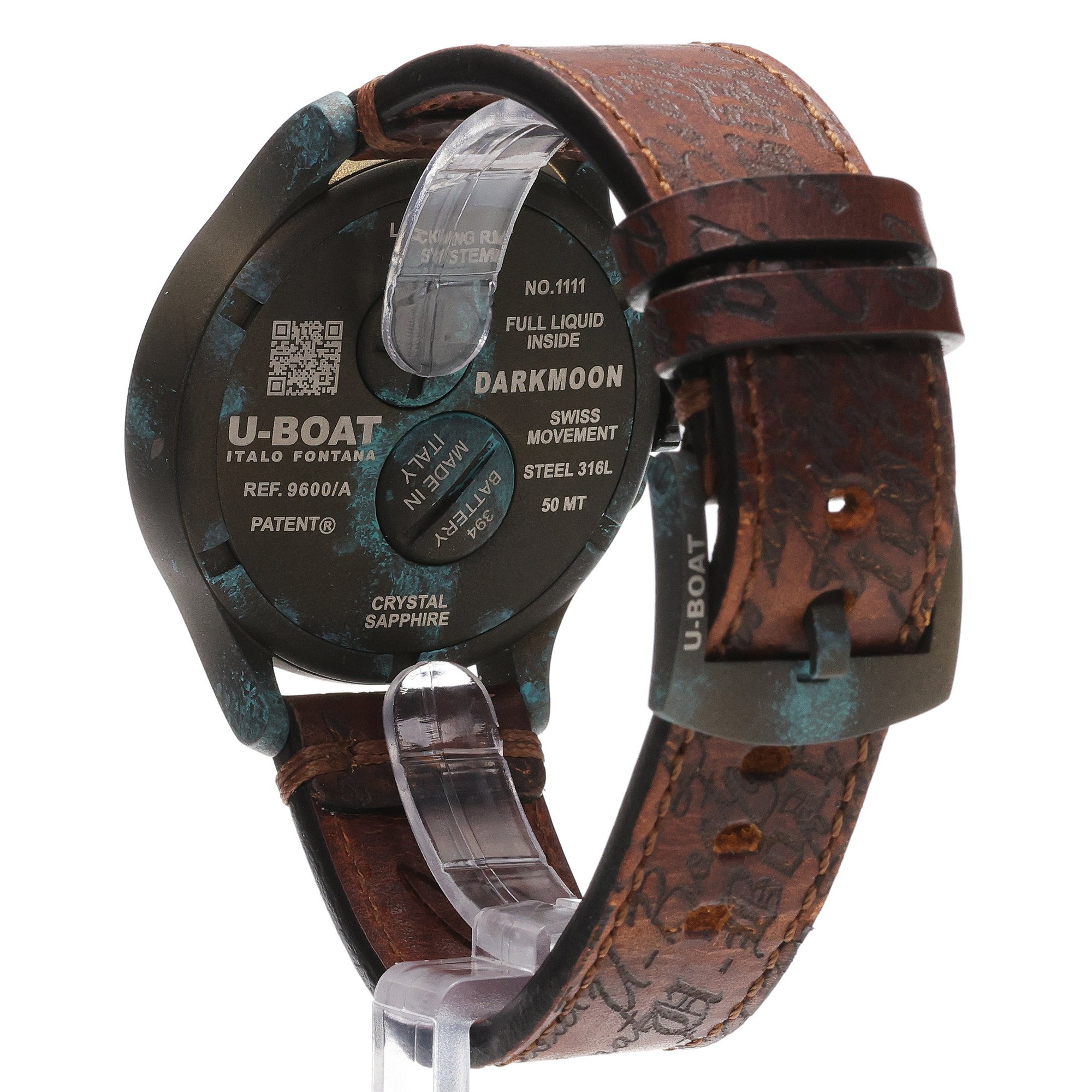 zegarek U-BOAT 9600 zielony Darkmoon - miniatura 4