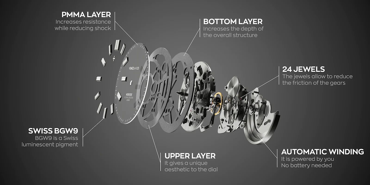 zegarek Venezianico 3921509 szary Nereide Ultraleggero - miniatura 11