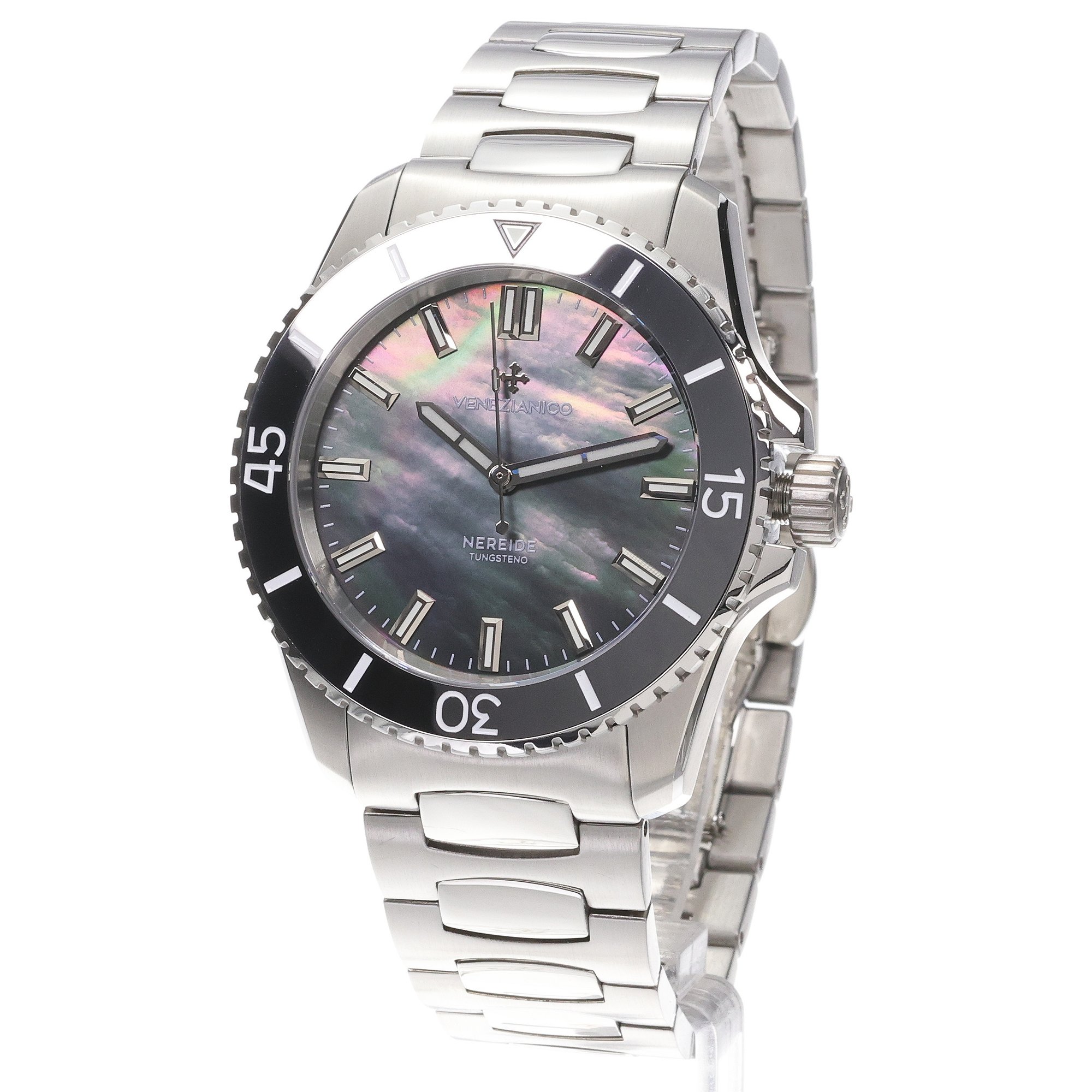 zegarek Venezianico 3921540C srebrny Nereide Tungsteno