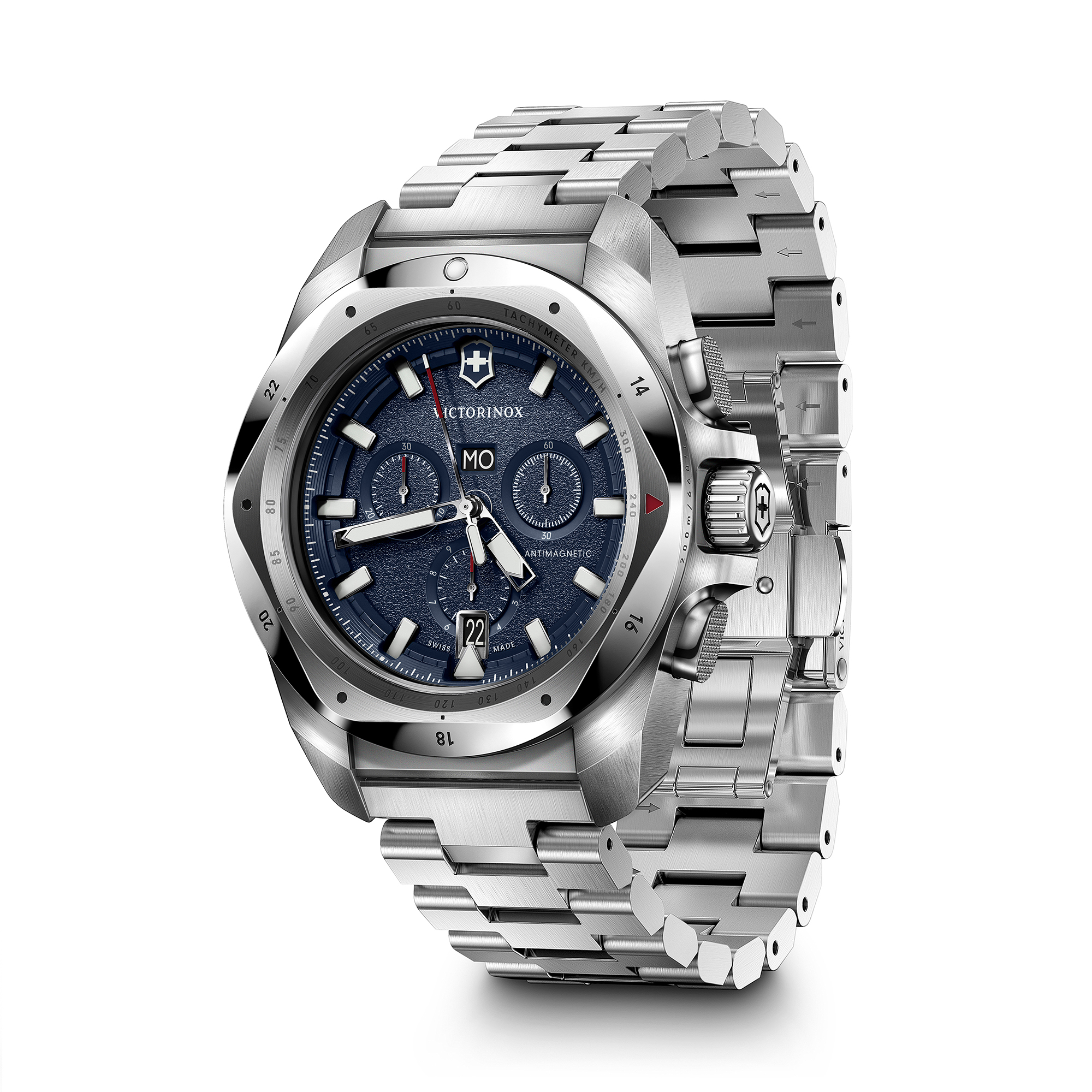zegarek Victorinox 241985 INOX Quartz Chrono męski z tachometr INOX