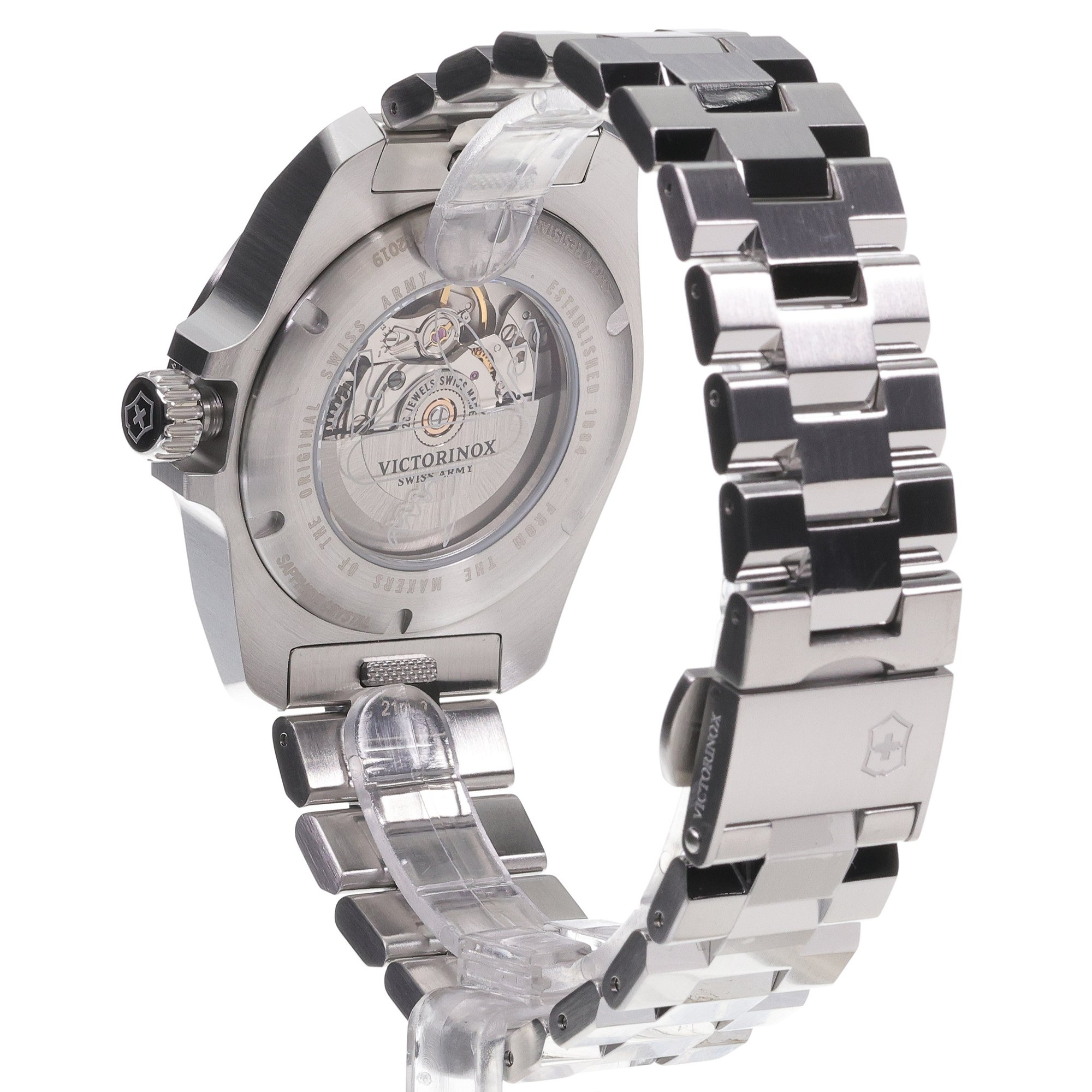 zegarek Victorinox 242019 INOX Automatic Steel INOX szafirowe - miniatura 4