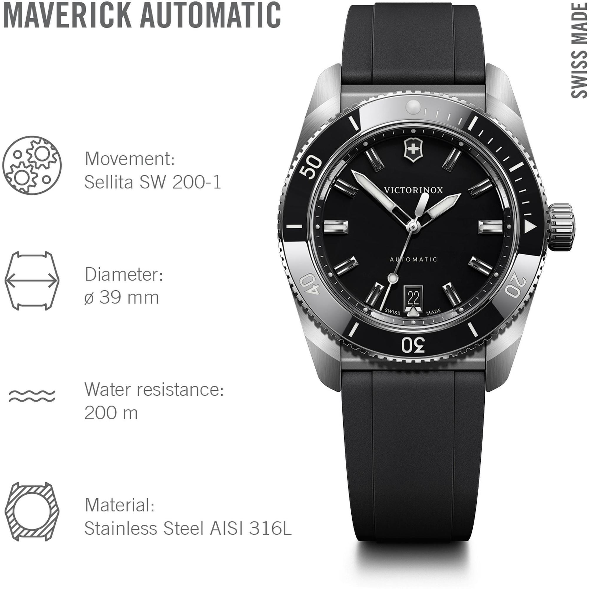 zegarek Victorinox 242104 srebrny Maverick - miniatura 8