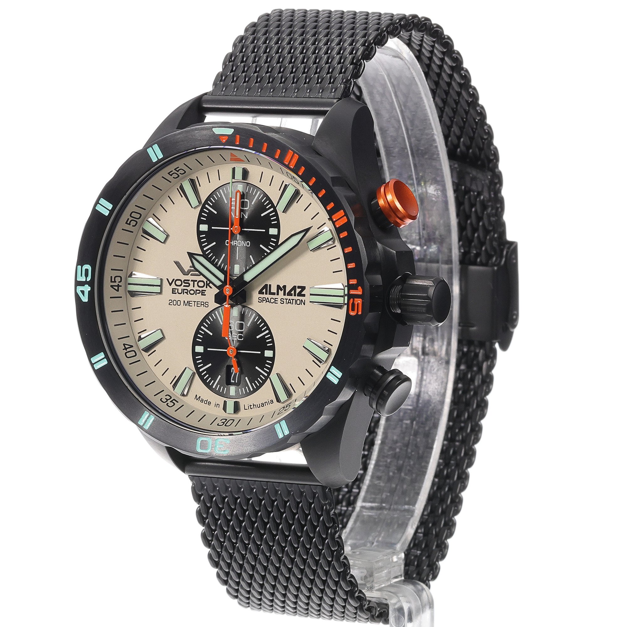 zegarek Vostok Europe 6S11-320C677B kwarcowy męski Almaz Almaz Chrono