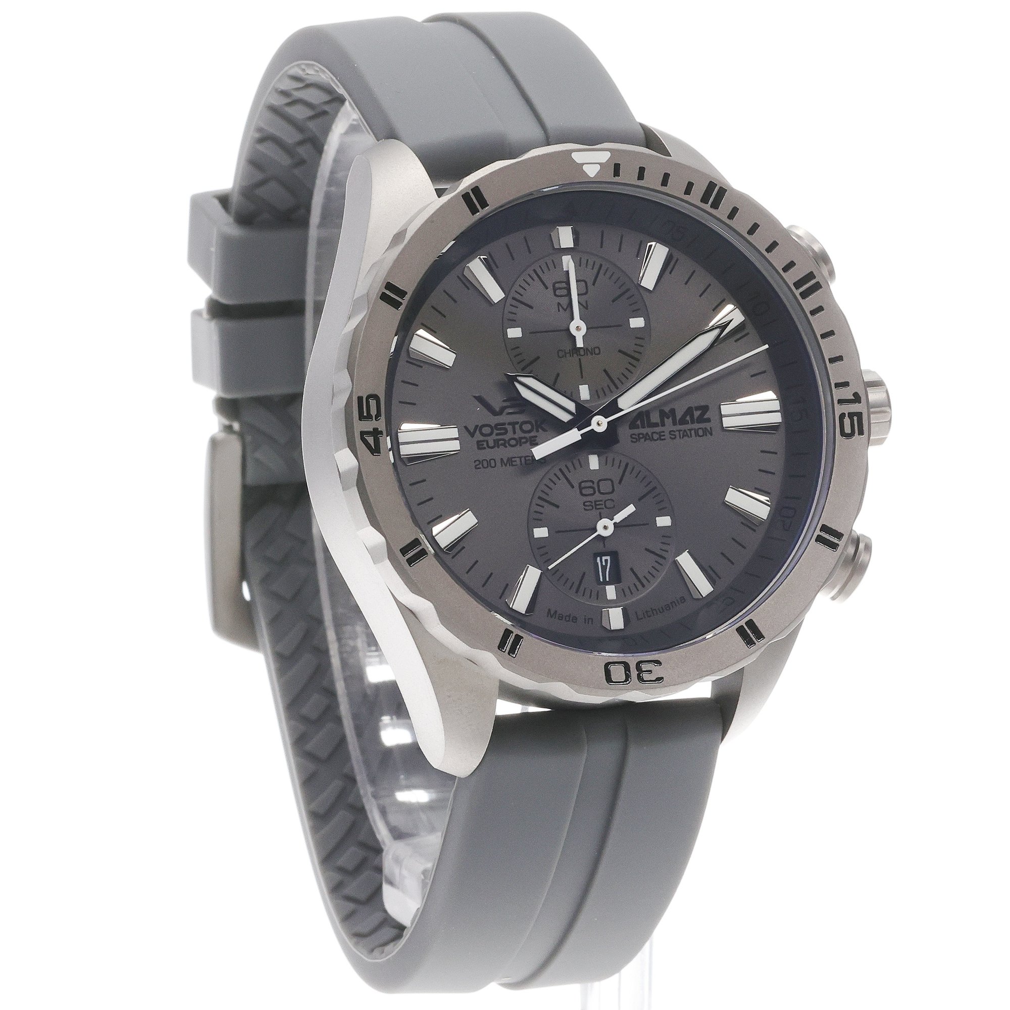 zegarek Vostok Europe 6S11-320H264S srebrny Almaz - miniatura 3