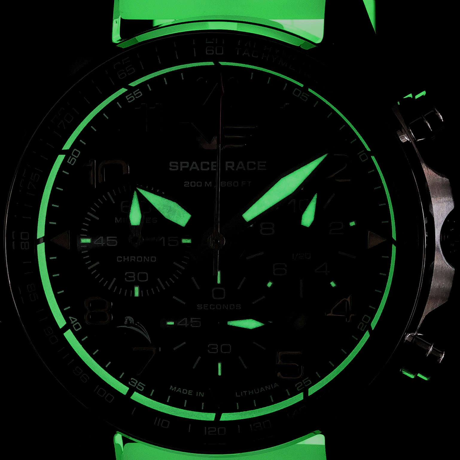 zegarek Vostok Europe 6S20-325A741SWL kwarcowy męski Space Race Space Race Black Chrono