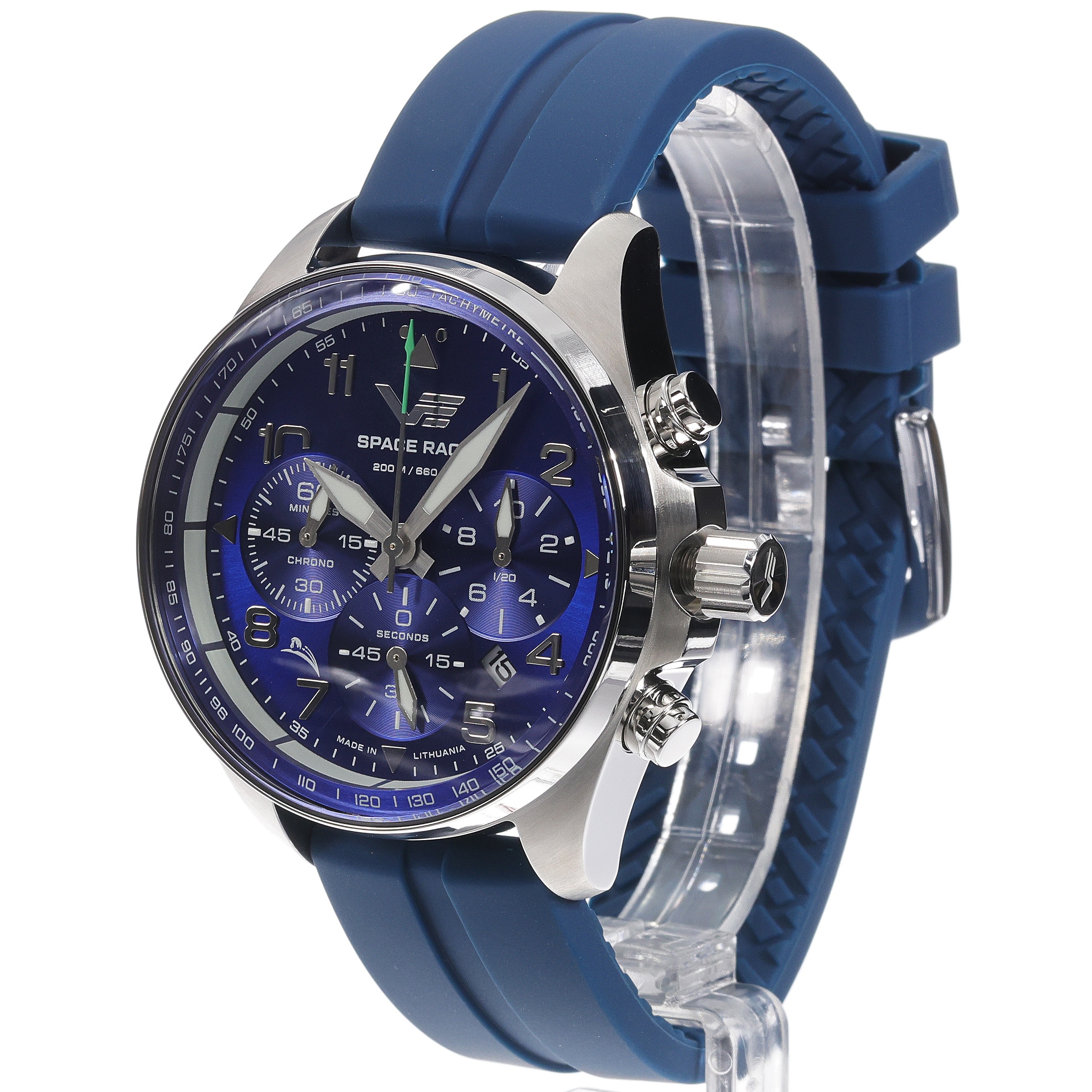 zegarek Vostok Europe 6S20-325A742SBL srebrny Space Race