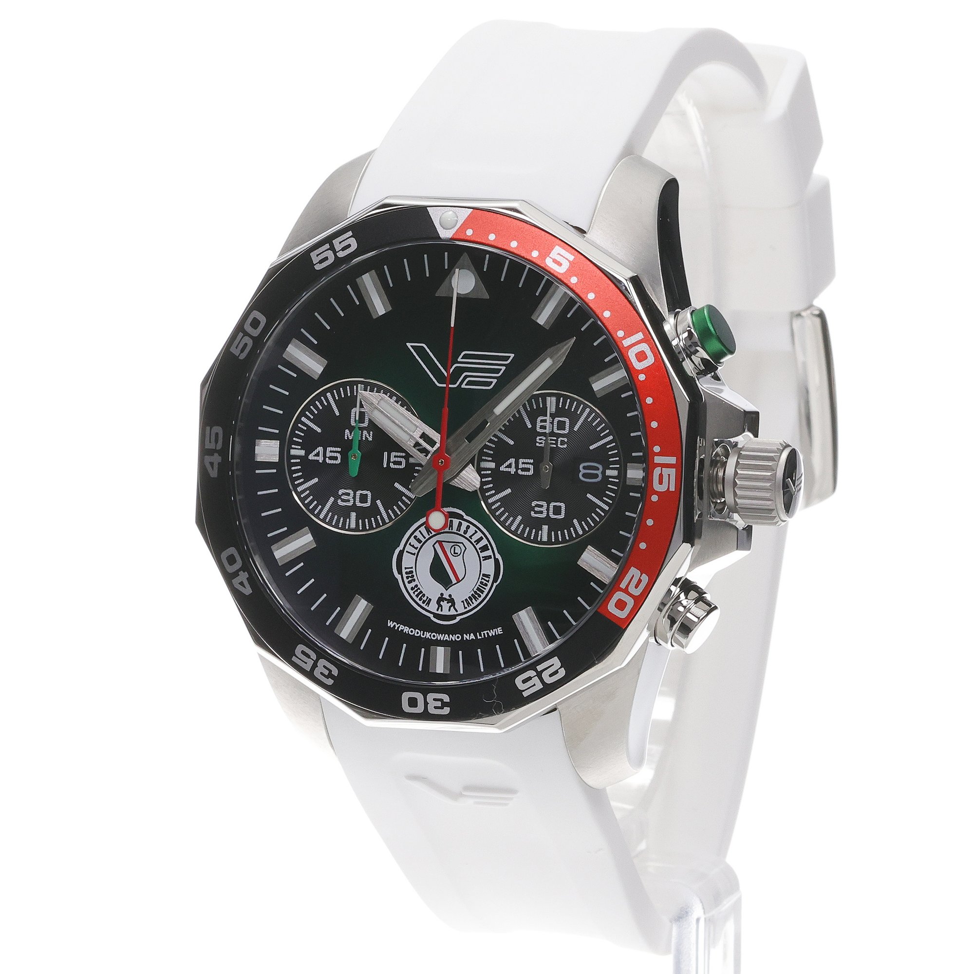 zegarek Vostok Europe 6S21-225A473-A kwarcowy męski N1 Rocket 100-lecie Sekcji Zapasów Legia Warszawa