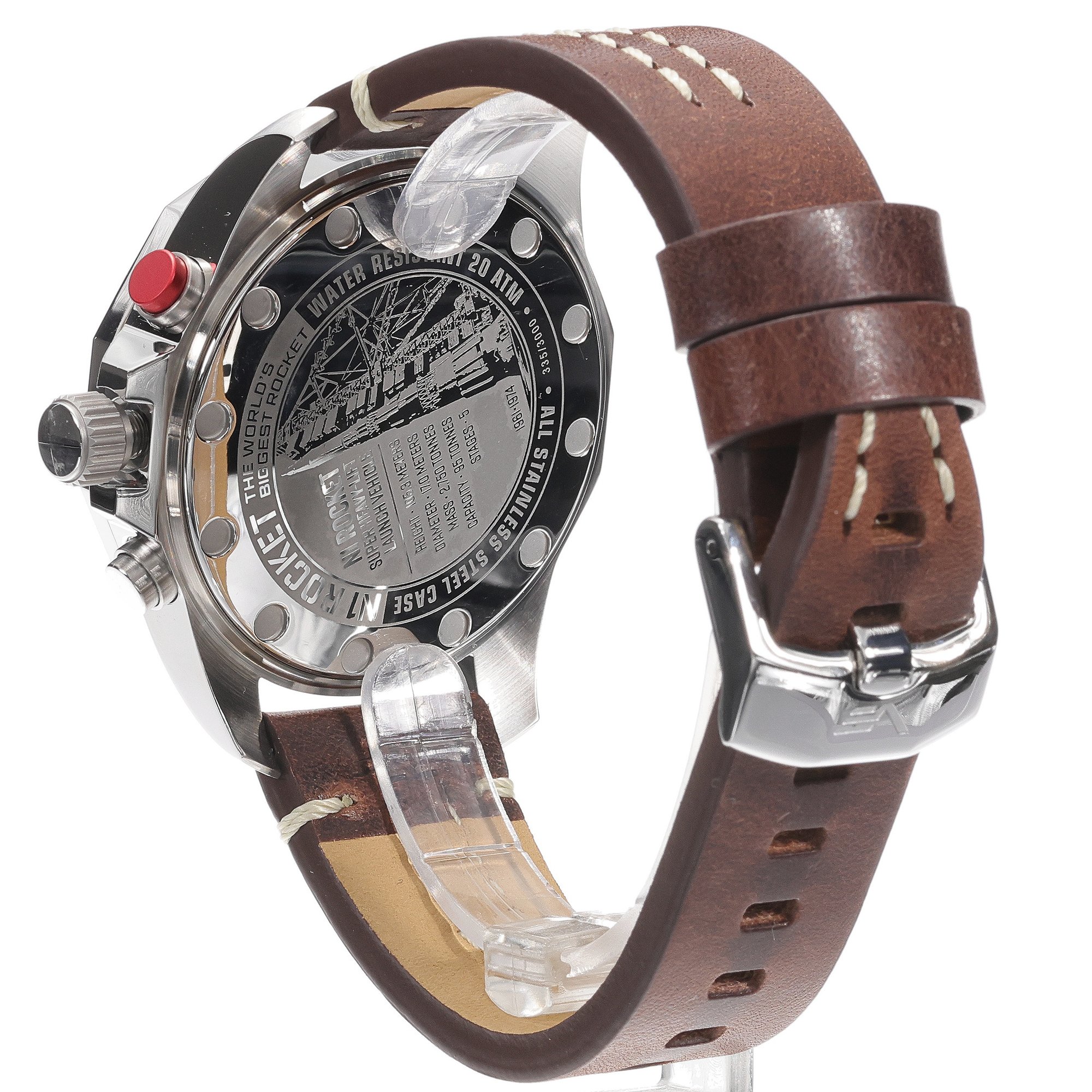zegarek Vostok Europe 6S21-225A618 kwarcowy męski N1 Rocket Rocket N-1 Chrono - miniatura 4