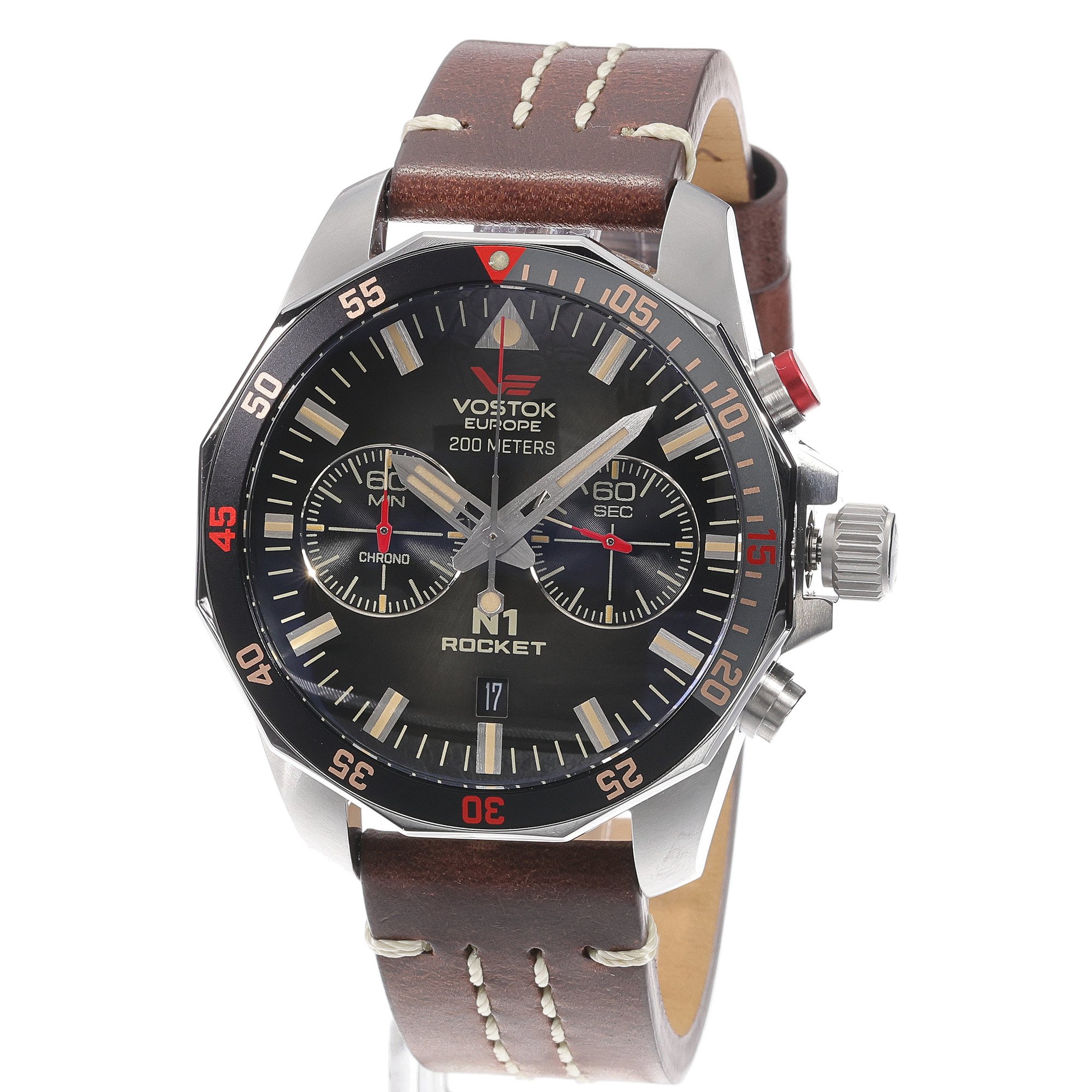 zegarek Vostok Europe 6S21-225A618 srebrny N1 Rocket - miniatura 2