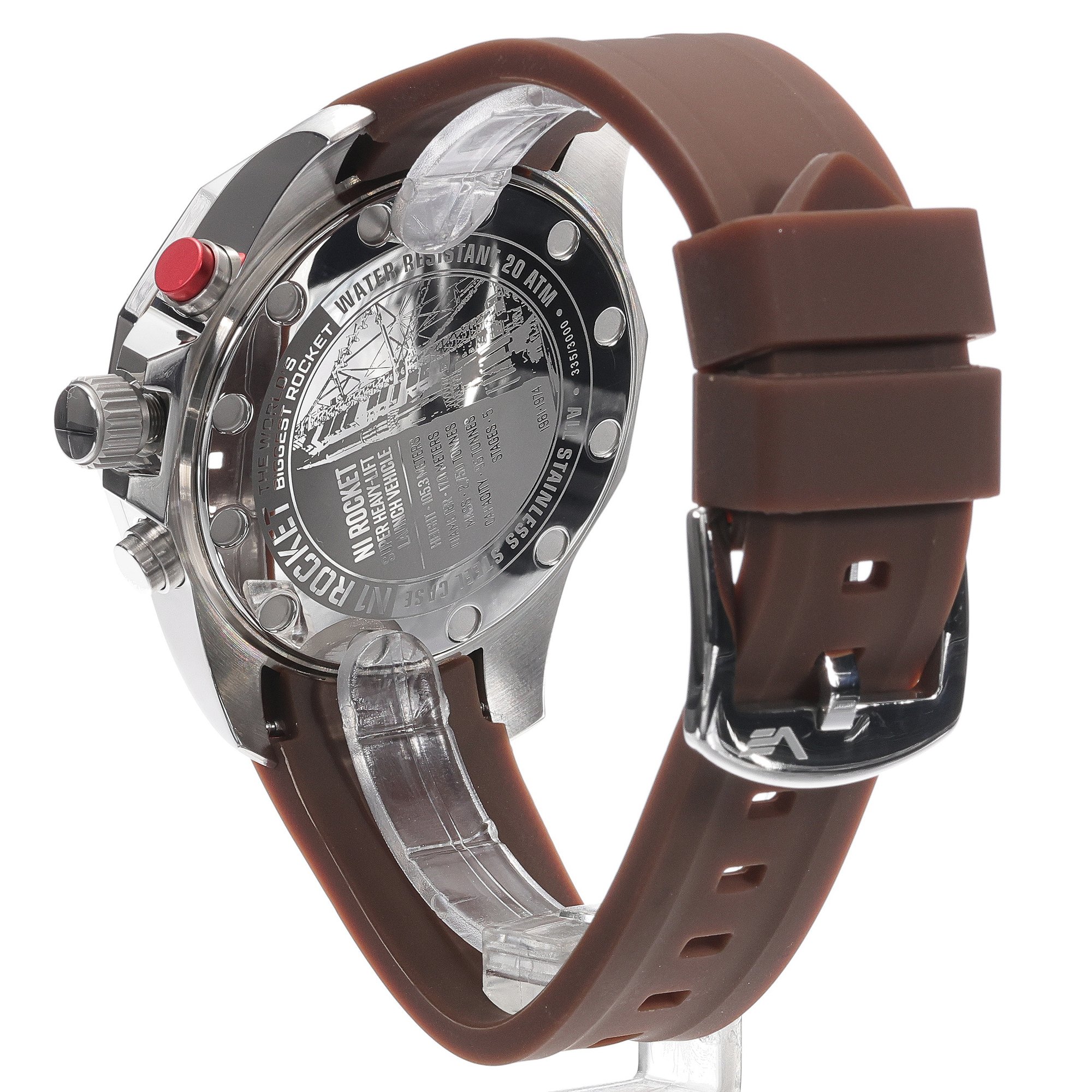 zegarek Vostok Europe 6S21-225A618SB męski z chronograf N1 Rocket - miniatura 4