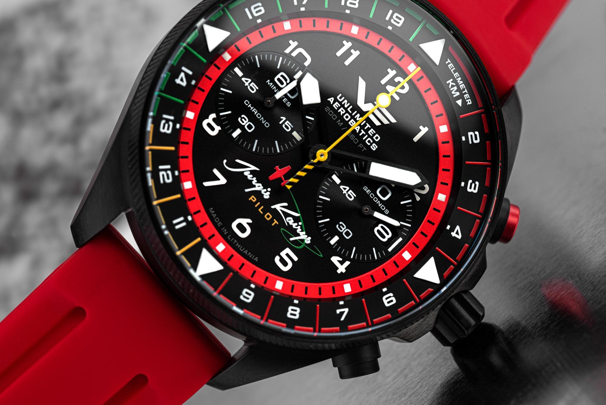 zegarek Vostok Europe 6S21-326C794B kwarcowy męski Space Race Jurgis Kairys Unlimited Aerobatics Edition 2026