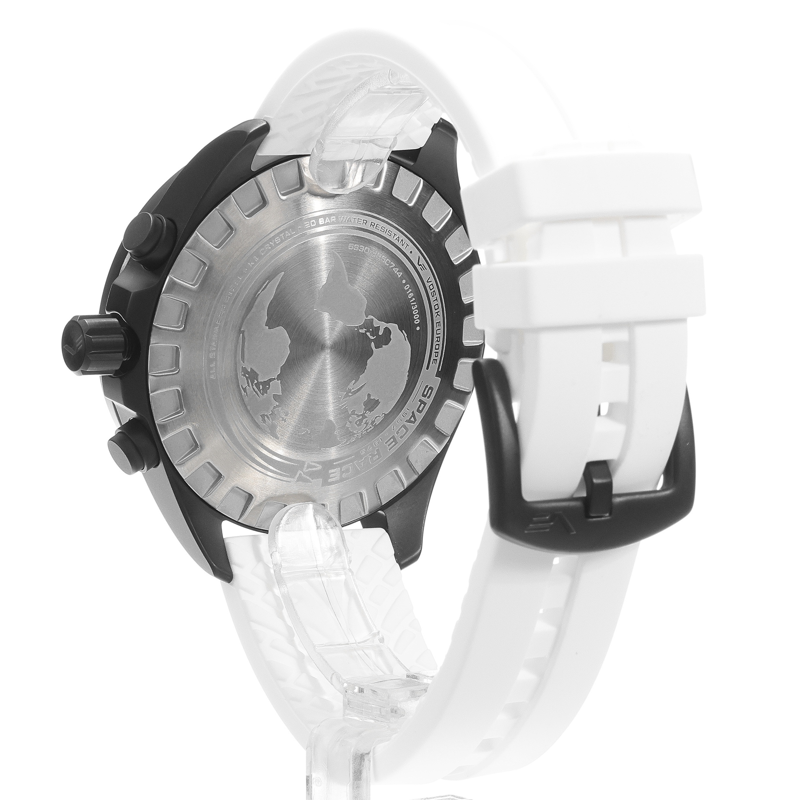 zegarek Vostok Europe 6S30-325C744SW Space Race Full Black Chrono męski z tachometr Space Race - miniatura 3
