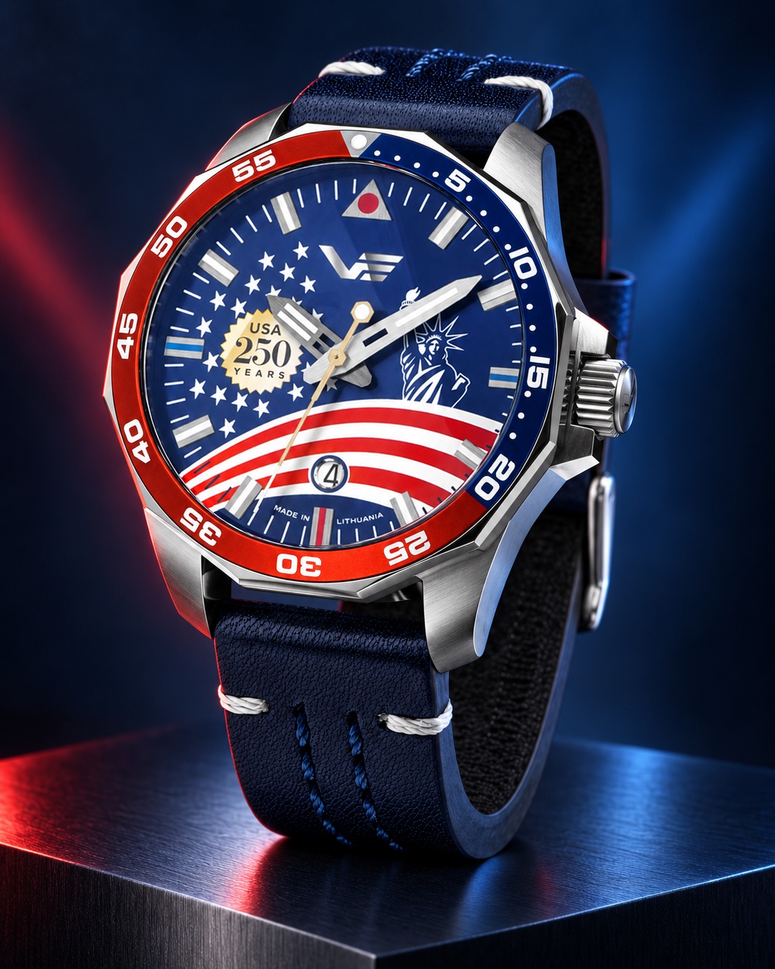 zegarek Vostok Europe NH35A-225AS22 srebrny N1 Rocket