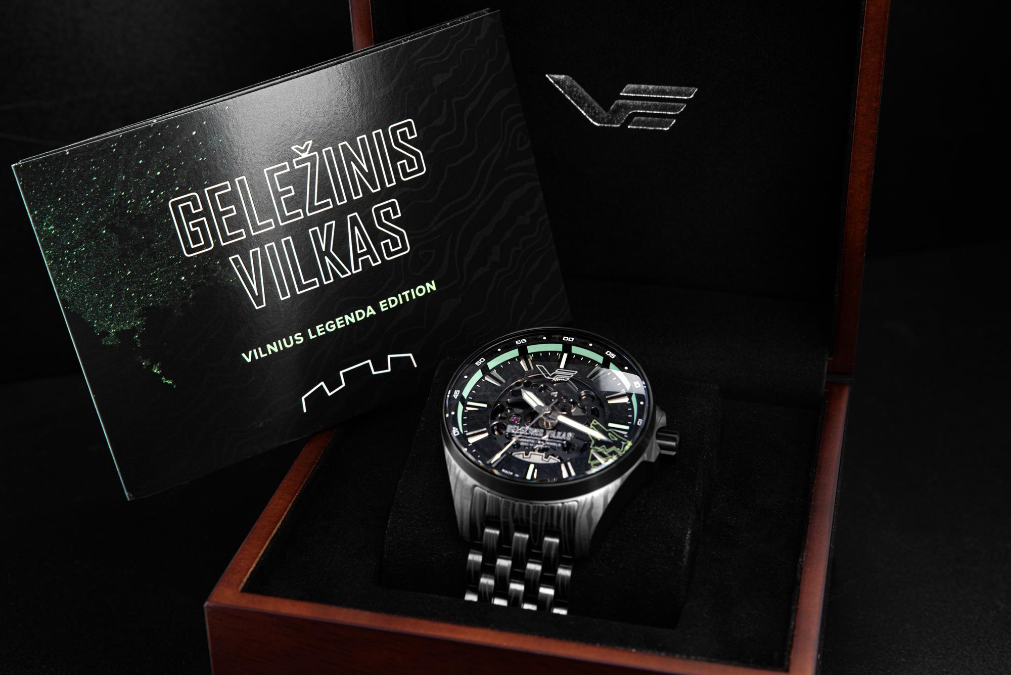 zegarek Vostok Europe NH72-326D777B automatyczny męski N1 Rocket Gelezinis Vilkas Skeleton Automatic Limited Edition 2026