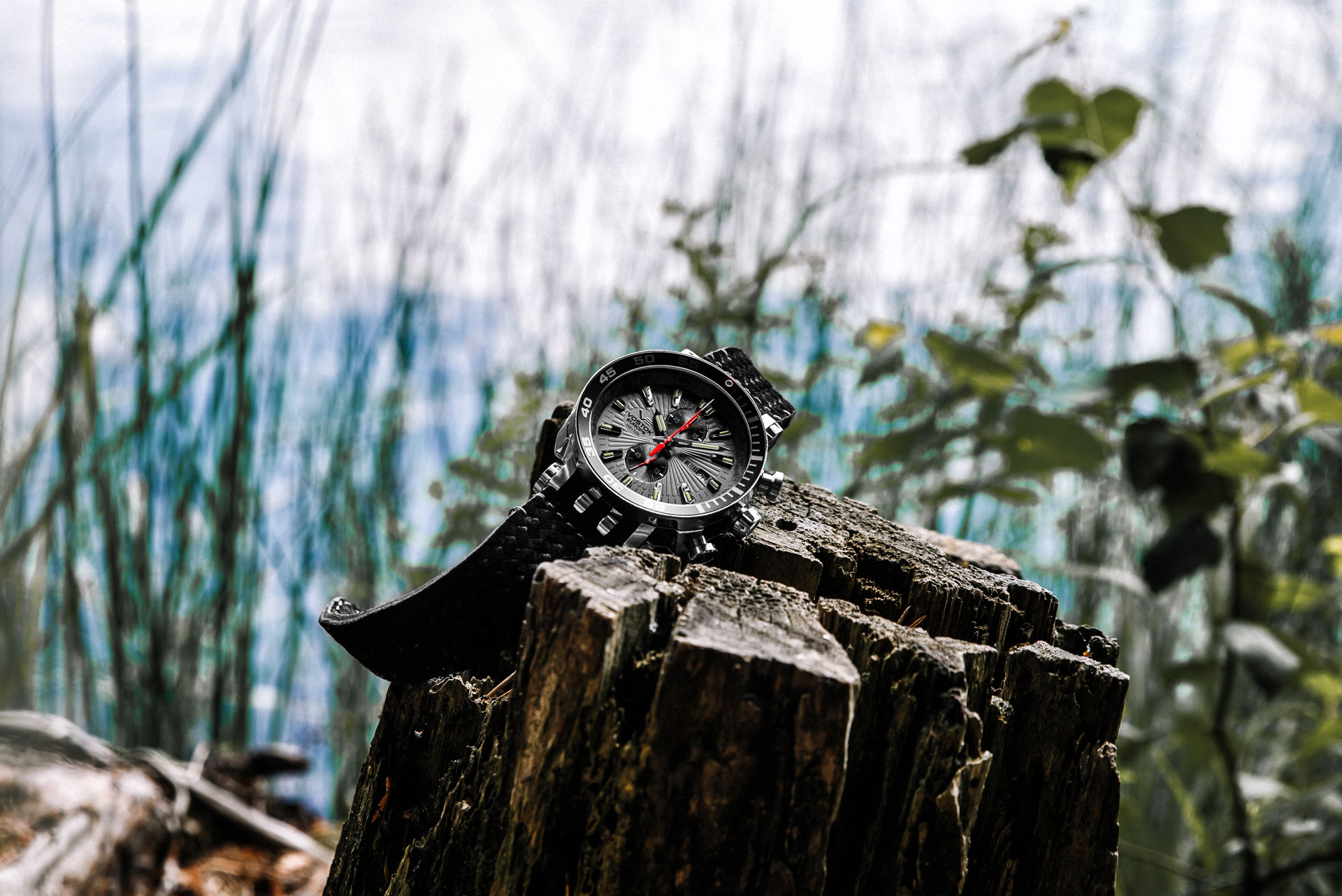 zegarek Vostok Europe VK61-575A588B Energia Rocket Chrono Line męski z chronograf Energia Rocket - miniatura 3