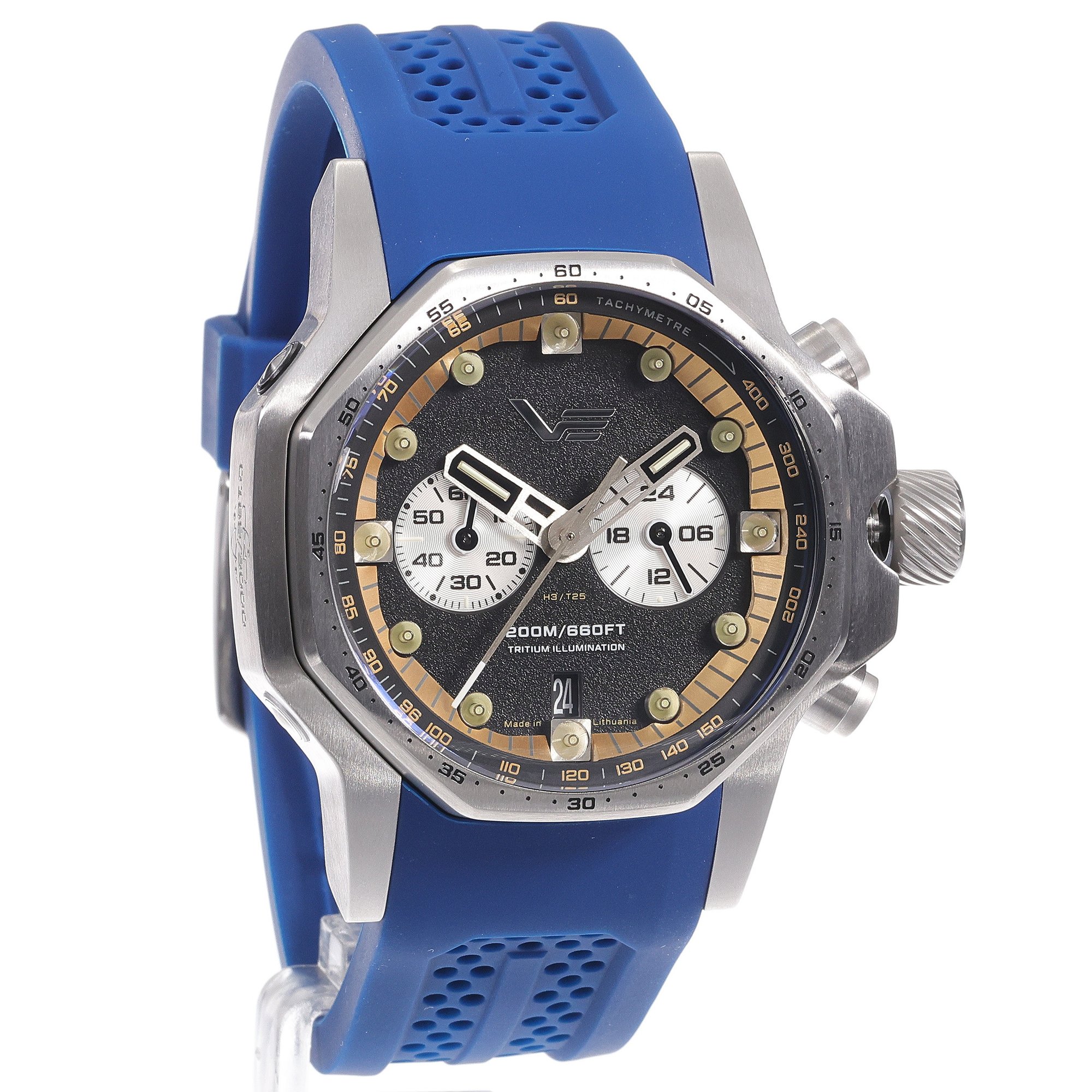 zegarek Vostok Europe VK64-640A698SBL męski z tachometr Atomic Age - miniatura 3