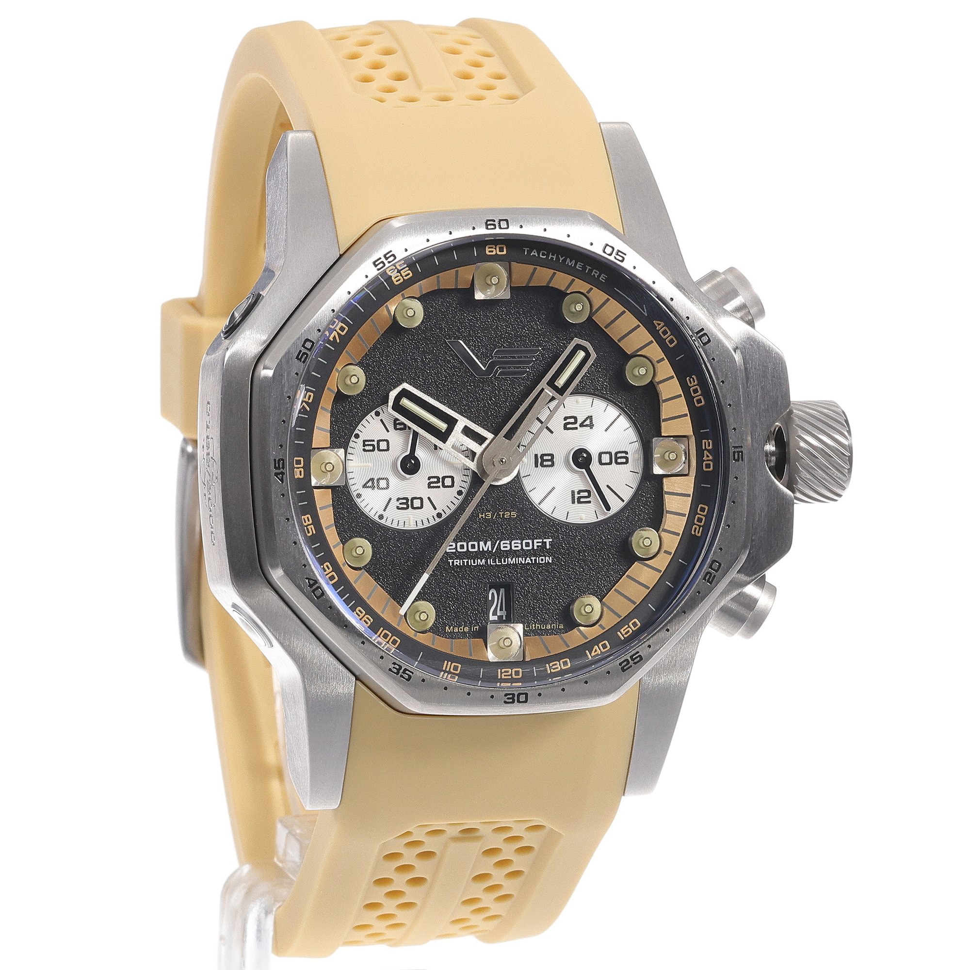 zegarek Vostok Europe VK64-640A698SK męski z tachometr Atomic Age - miniatura 3