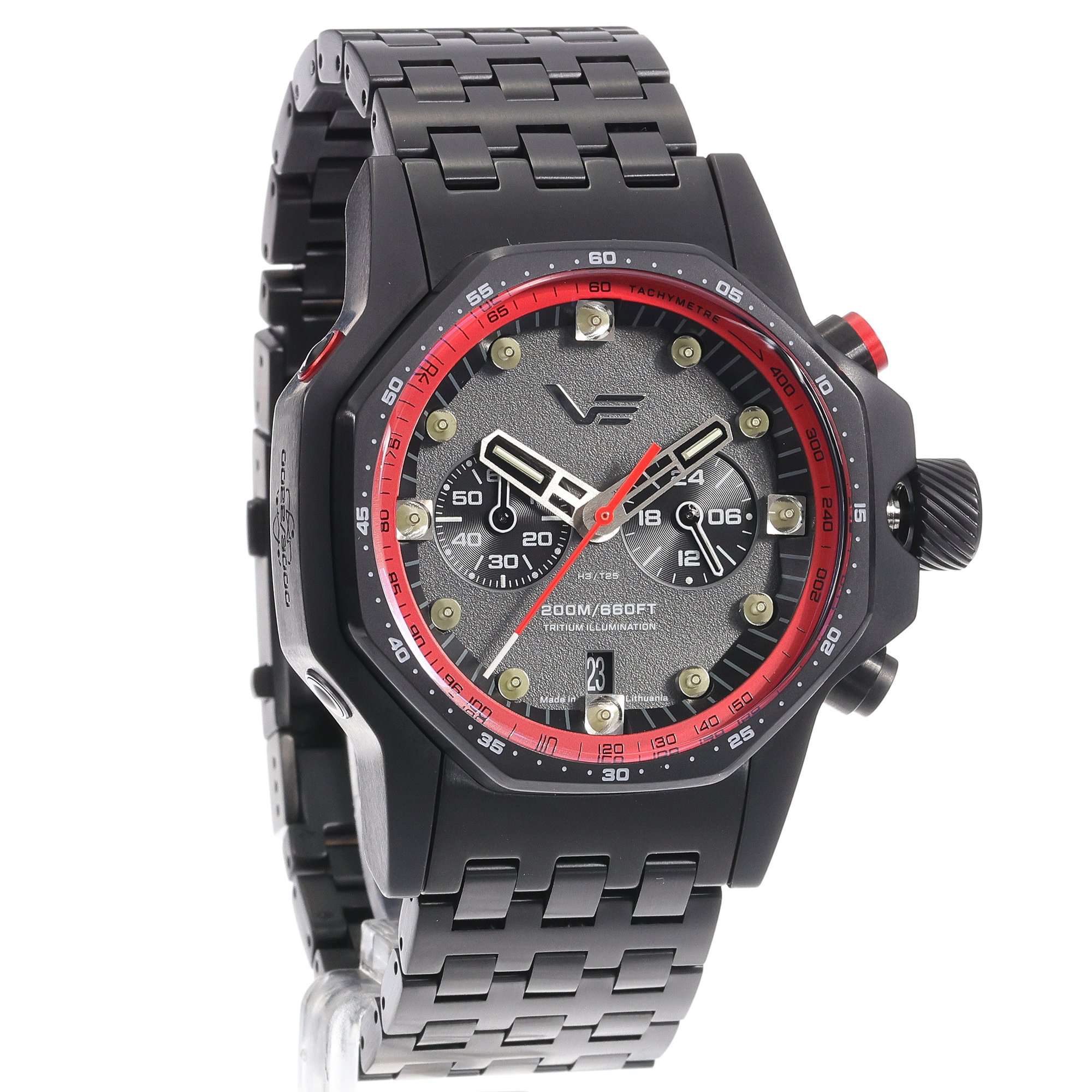 zegarek Vostok Europe VK64-640C699B męski z tachometr Atomic Age - miniatura 3