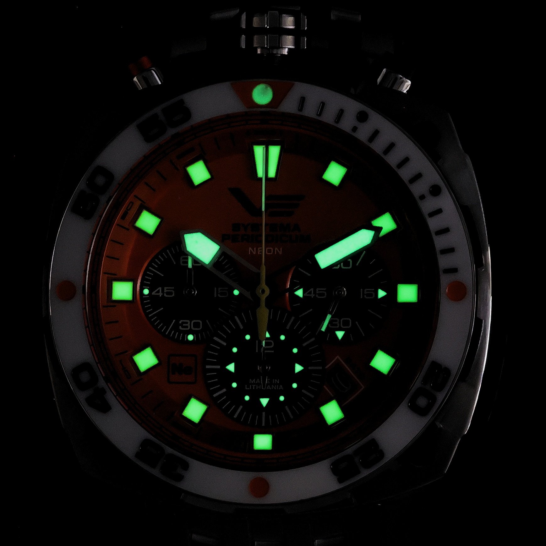 zegarek Vostok Europe VK67-650A723B srebrny Systema Periodicum