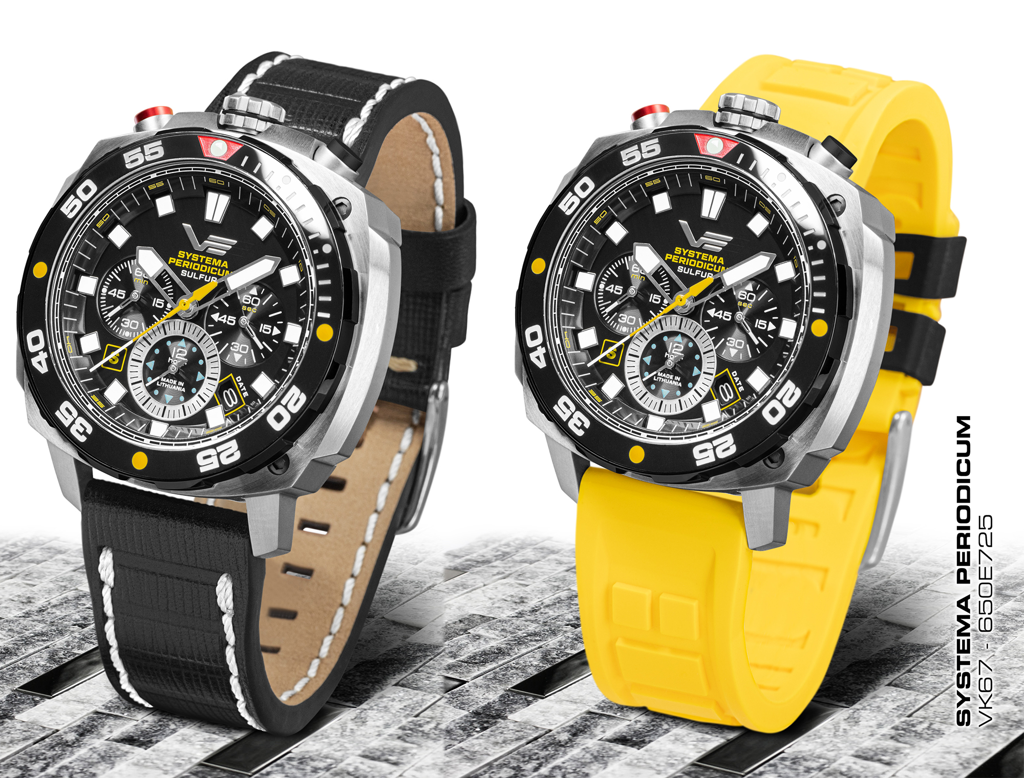 zegarek Vostok Europe VK67-650E725S Systema Periodicum - miniatura 2