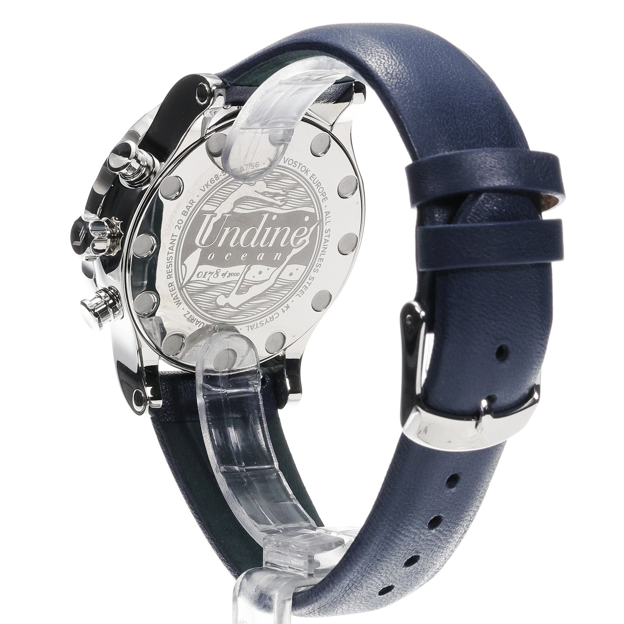 zegarek Vostok Europe VK68-515A756 srebrny Undine - miniatura 4