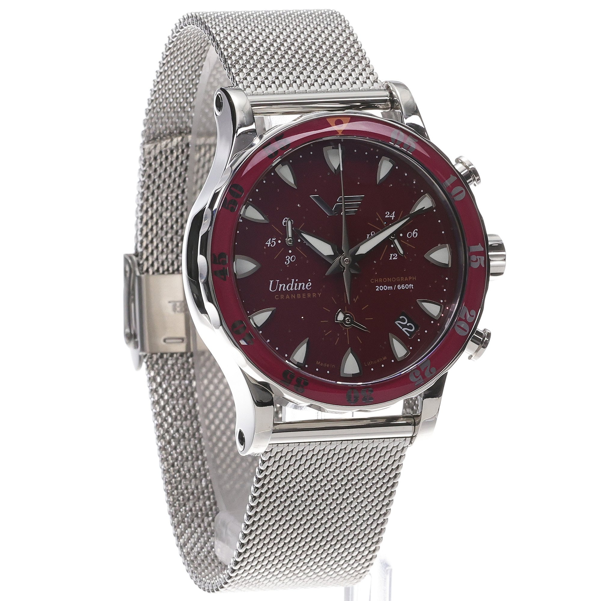 zegarek Vostok Europe VK68-515A774B kwarcowy damski Undine Undine Cranberry - miniatura 3