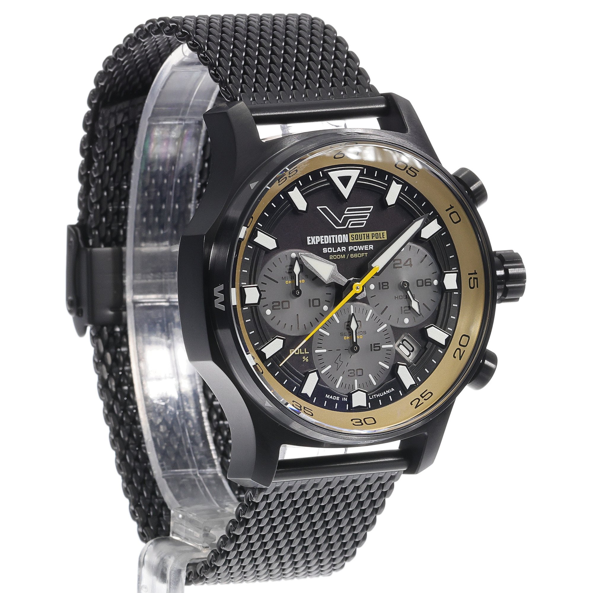 zegarek Vostok Europe VR42-592C763B Expedition South Pole Solar Chrono 43mm męski z chronograf Expedition - miniatura 3