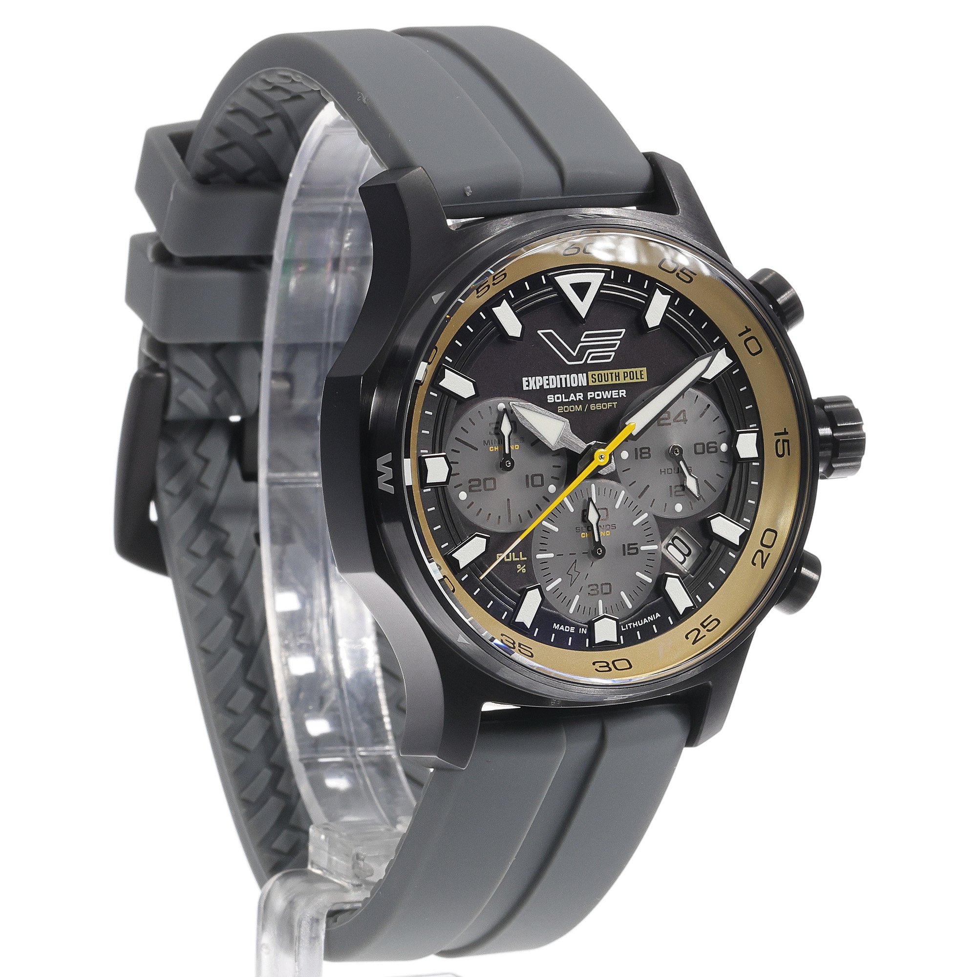 zegarek Vostok Europe VR42-592C763SG Expedition South Pole Solar Chrono 43mm męski z chronograf Expedition - miniatura 3