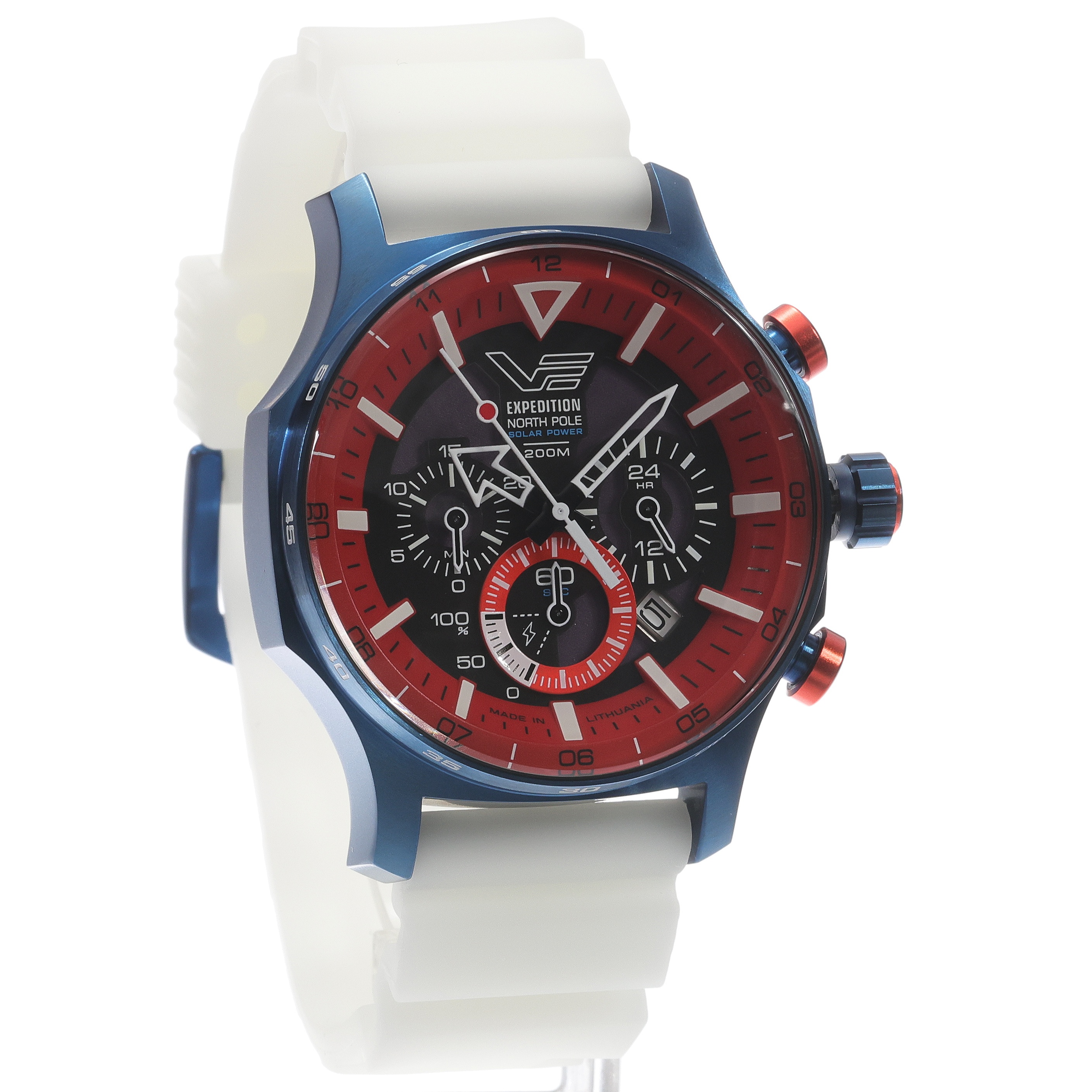 zegarek Vostok Europe VR42-595D734SWL niebieski Expedition