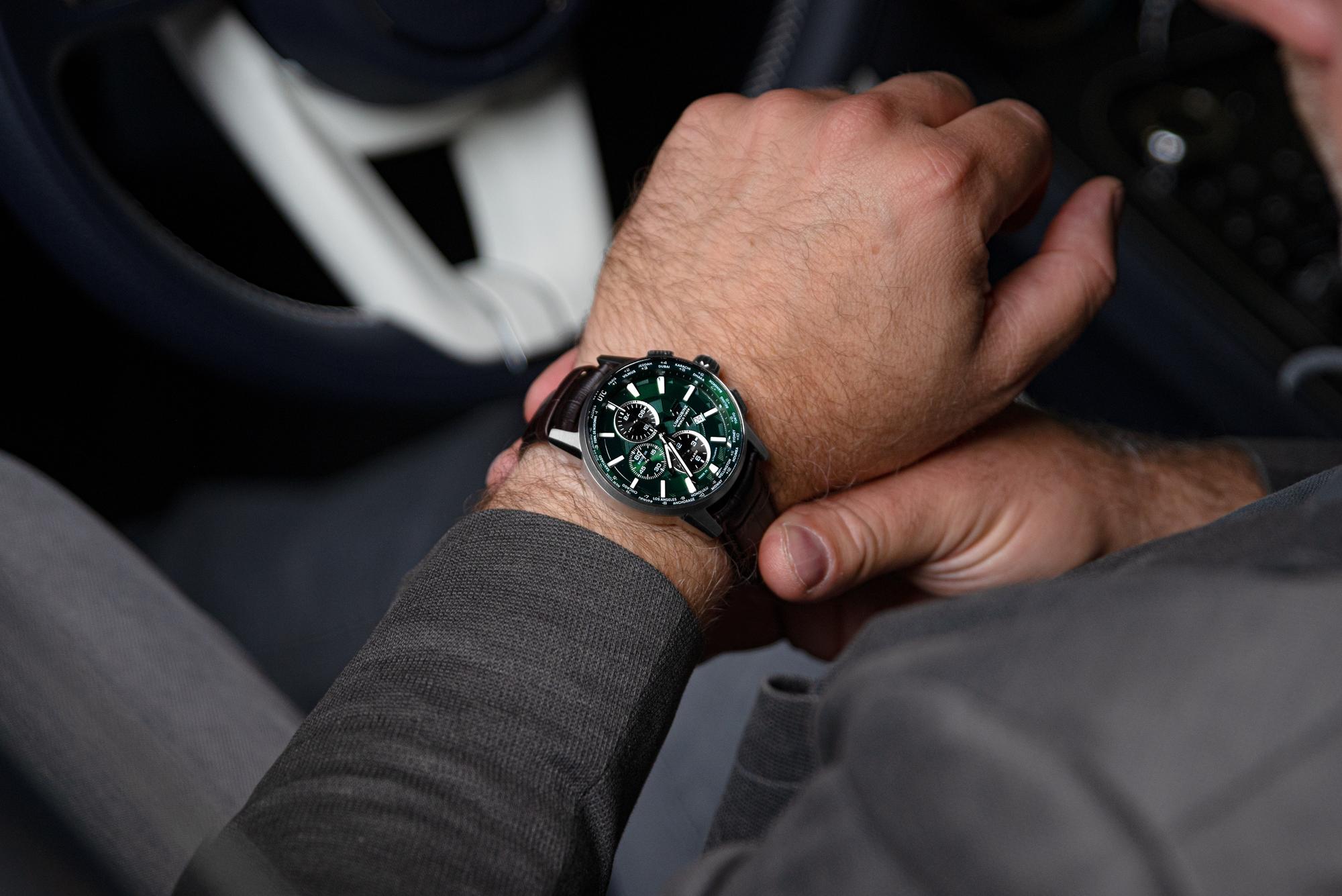 zegarek Vostok Europe YM26-561A790 kwarcowy męski Expedition Limousine 43mm Generation 2 World Time and Alarm - miniatura 6
