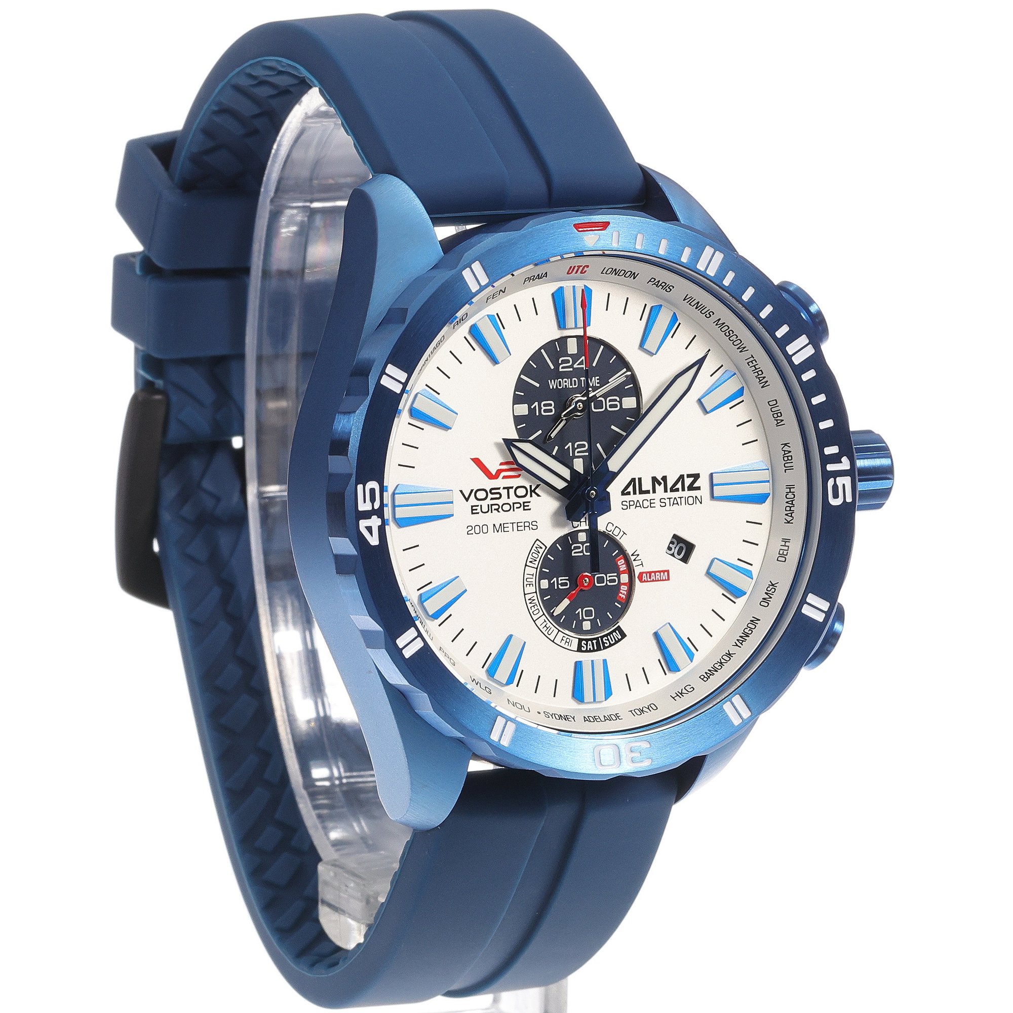 zegarek Vostok Europe YM8J-320D657Sv1 Almaz Multifunction męski z chronograf Almaz