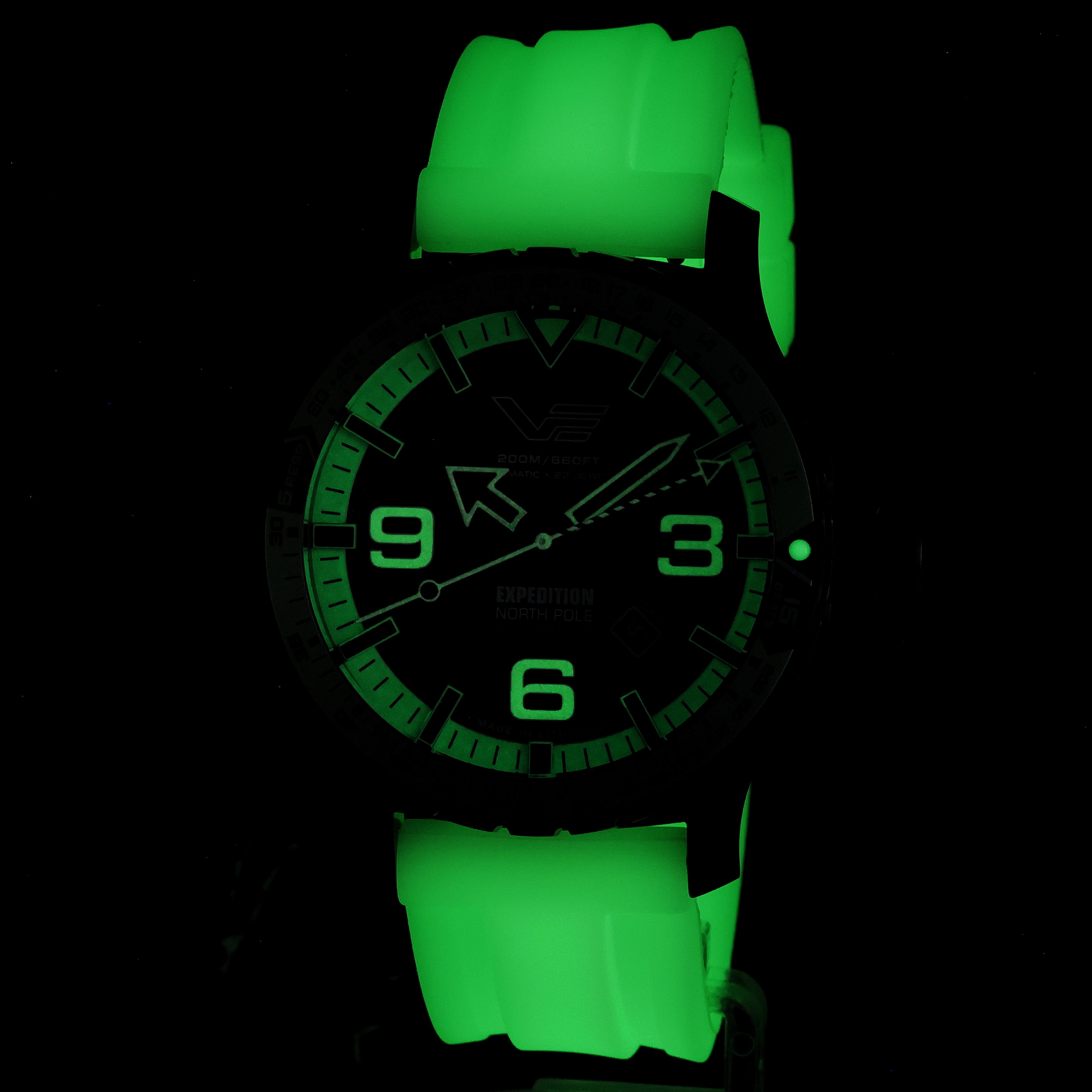 zegarek Vostok Europe YN55-597C731SW automatyczny męski Expedition Expedition North Pole 1 Polar Night Automatic 47mm