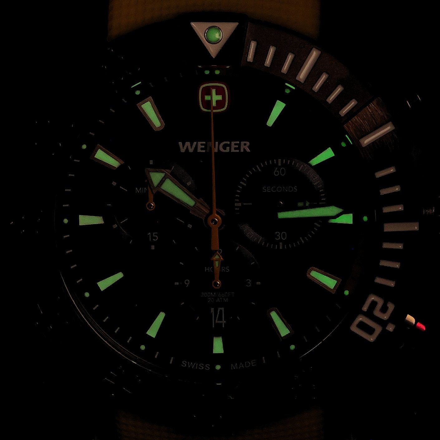 zegarek Wenger 010643129 kwarcowy męski Seaforce Chrono