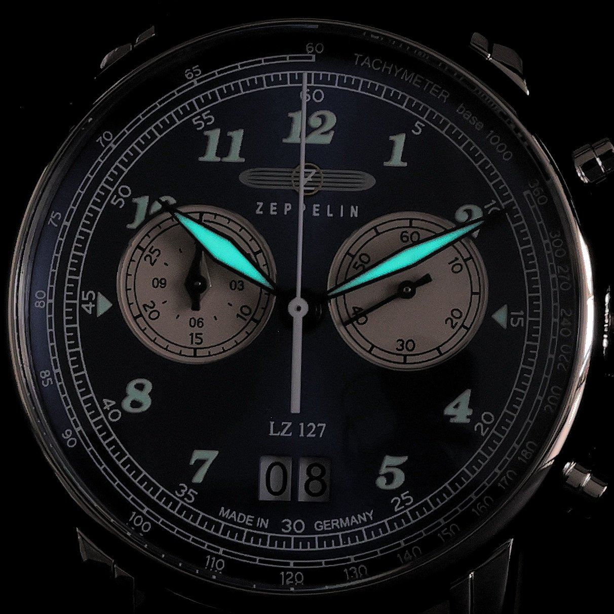 zegarek Zeppelin 86843 kwarcowy męski Count LZ127 Count Zeppelin Quartz Chrono