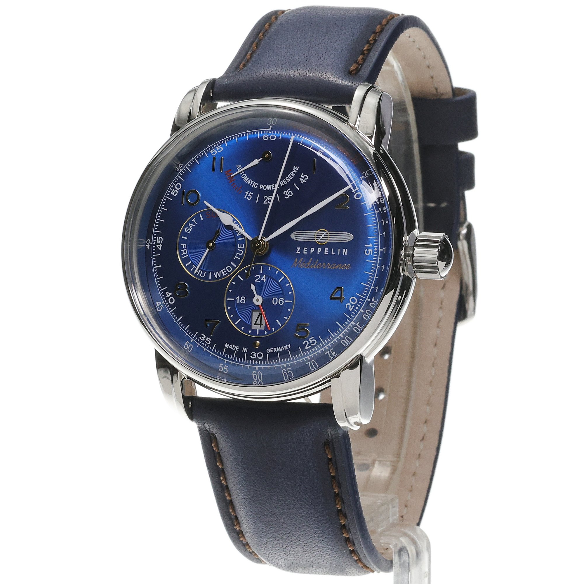 zegarek Zeppelin 96903 srebrny Mediterranee