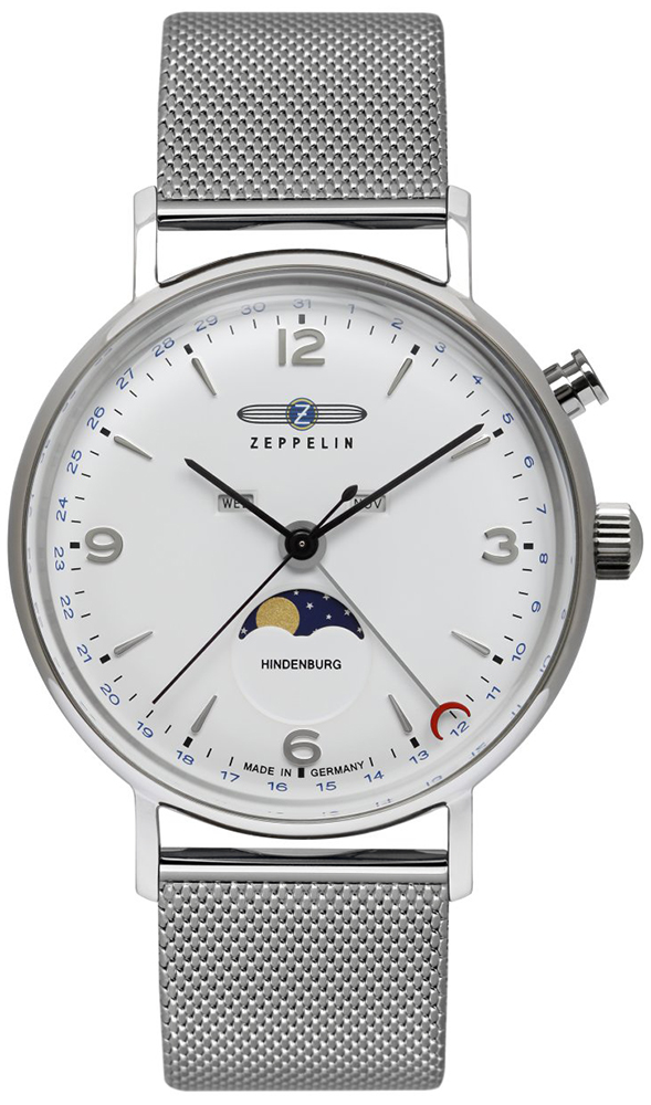 LZ129 Hindenburg Quartz Moonphase Zeppelin 8076M1 