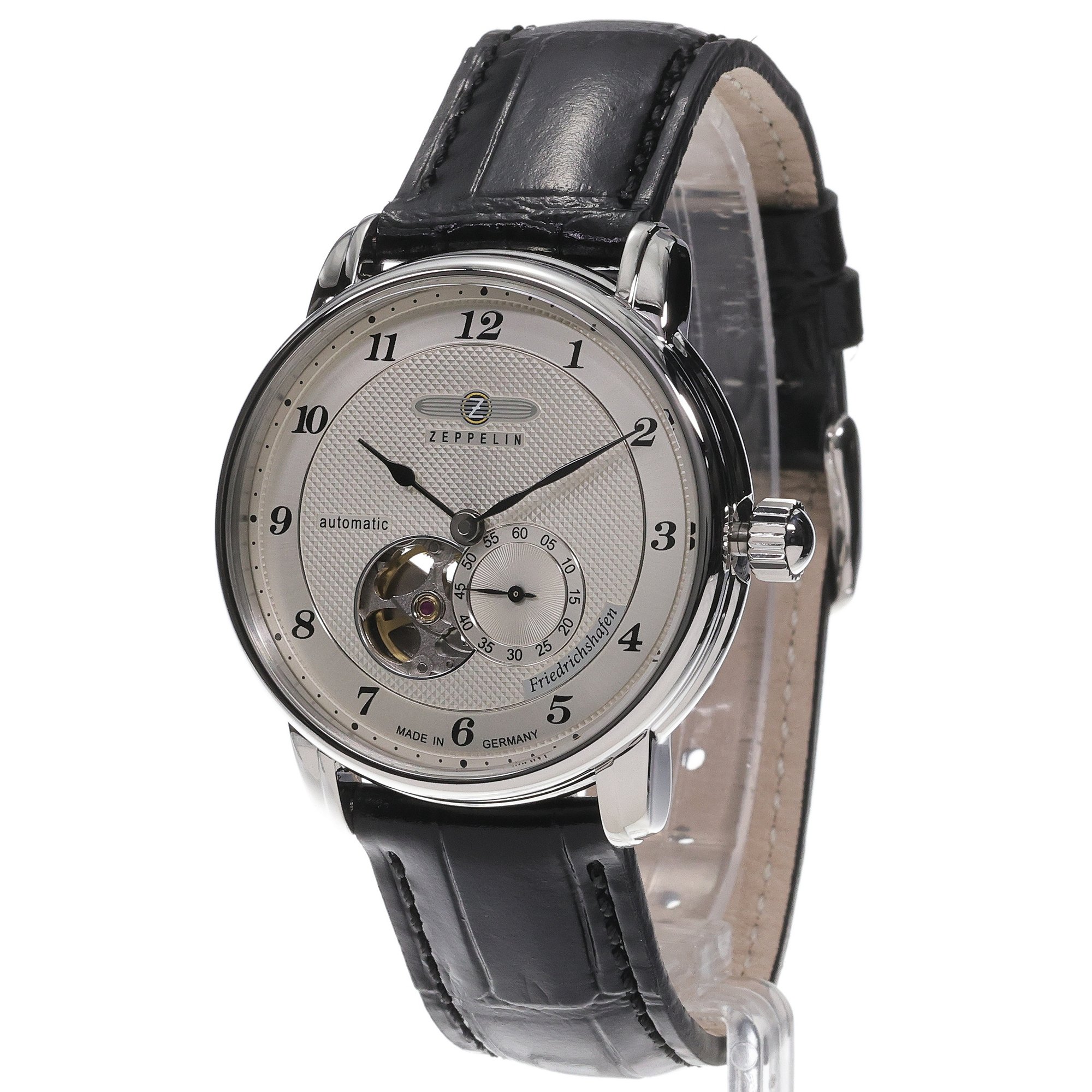 Zeppelin 85664 Friedrichshafen Automatic Open-Heart zegarek retro Zeppelin - miniatura 2
