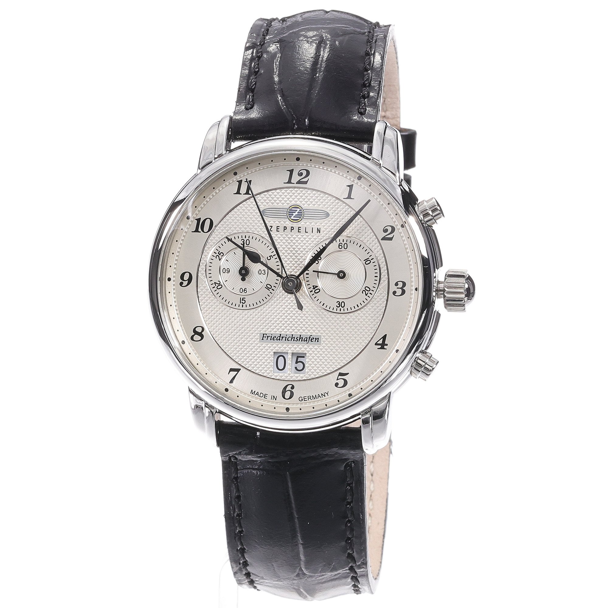 Zeppelin 85844 Friedrichshafen Chrono zegarek retro Zeppelin - miniatura 2