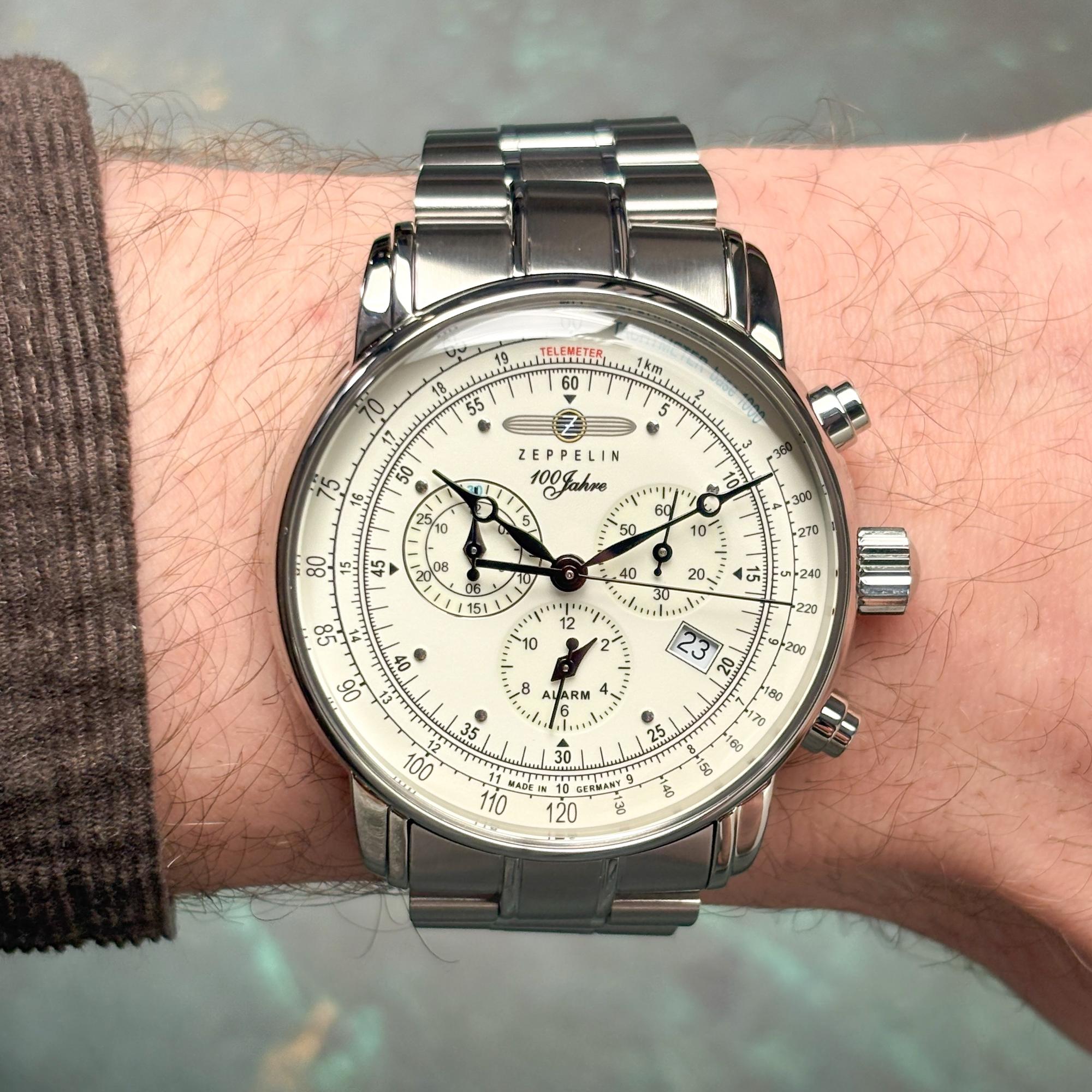 Zeppelin 8680MB3 zegarek 100 Years Zeppelin Ed 1 z chronograf