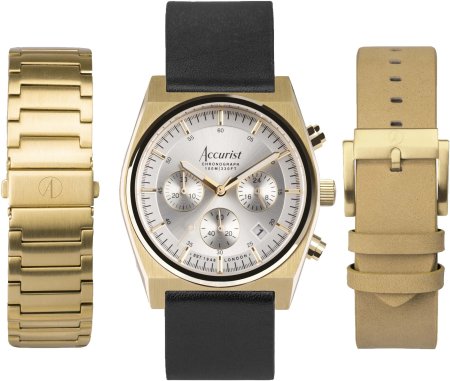 Accurist Origin Chronograph 41mm - Silver Set B70005