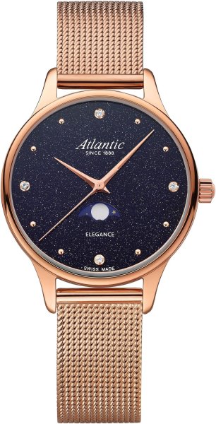 Zegarek Atlantic 30230.44.59MB Elegance Moonphase Aventurine