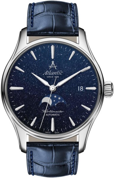 Zegarek Atlantic 51783.41.91 Worldmaster 1888 Moon Phase Automatic