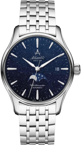 Zegarek Atlantic 51788.41.91 Worldmaster 1888 Moon Phase Automatic