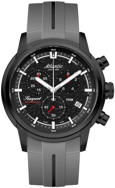 Zegarek Atlantic 87461.46.61BKPU Seasport Chronograph