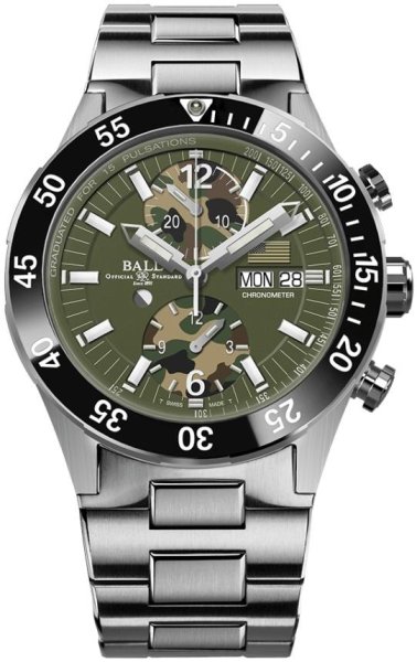Zegarek Ball DC3030C-S4C-GR Roadmaster CSAR Chronograph (42mm)