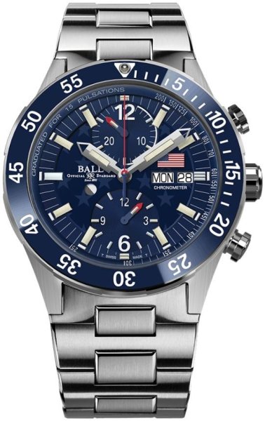 Zegarek Ball DC3030C-S5C-BE Roadmaster CSAR Chronograph (42mm)