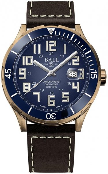 Zegarek Ball DD3072B-LC-BE Roadmaster StarLight Bronze (43mm Cal. RRM7309-C)