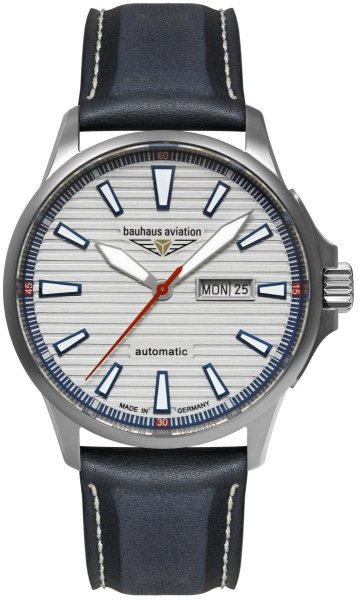 Zegarek Bauhaus 28621 Aviation Iron Annie Titanium Automatic